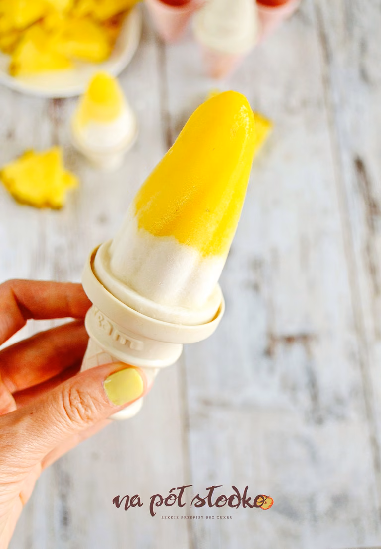 Wegańskie lody anansowe bez cukru