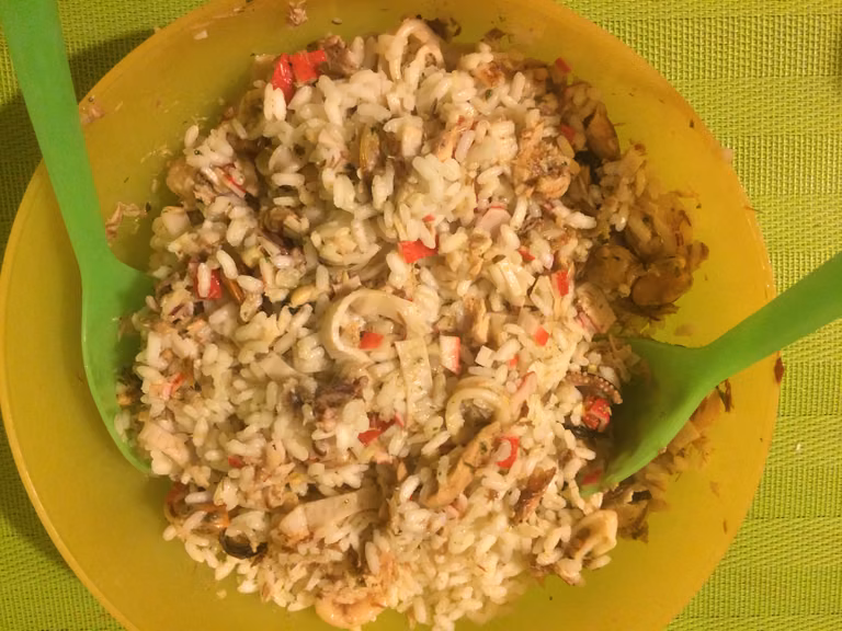 Risotto z owocami morza