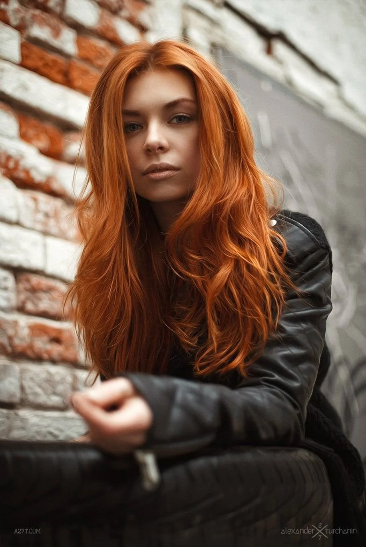 Wspaniałe rude włosy