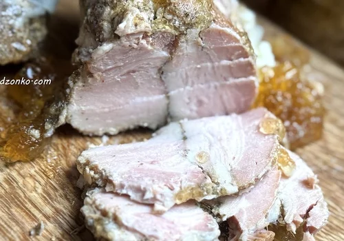 Boczek wojskowy na kanapki gotowany w słoikach