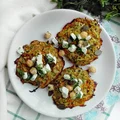 Pieczone placki z cukinii