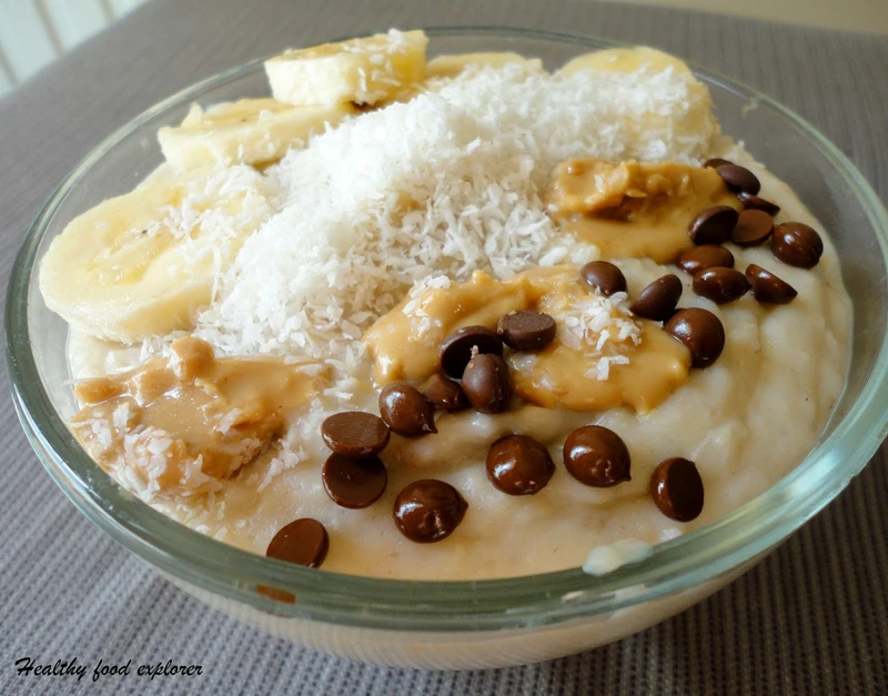 Owsianka kokosowo - bananowa