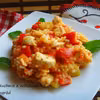 Piersi z kurczaka duszone z cukinią, papryką i pomidorami. Risotto z kurczakiem  warzywami.