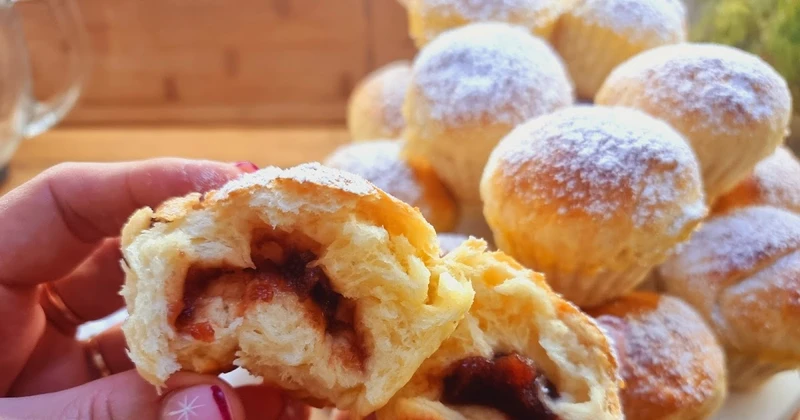 Babeczki a'la pączki -prosty przepis