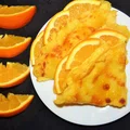 Bezglutenowe naleśniki kukurydziane z pomarańczą