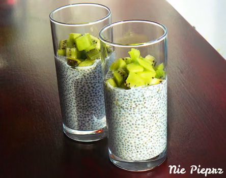 Pudding chia z kiwi