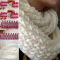 Szalik na zimę - zrób to sama