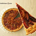 Tarta śliwkowo-figowa. Kruche ciasto ze śliwkami i figami.