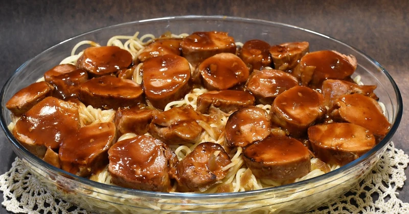 Polędwiczki z makaronem