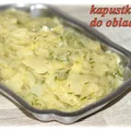 Duszona biała kapusta