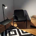 lampa  ze stolikiem patyczakiem z PRL - odnawianie