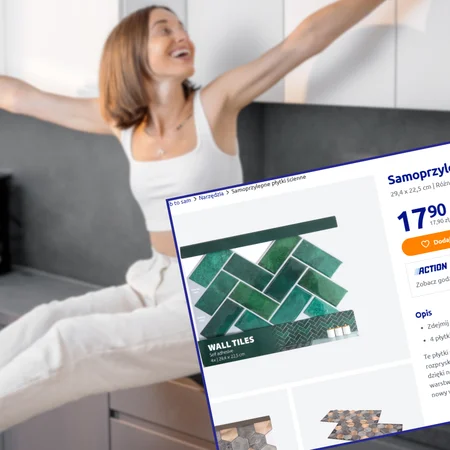 Te nowe płytki z Action za 18 zł robią furorę! Tylko 15 minut, bez fachowców i brudu, a kuchnia jak nowa