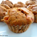 Fit muffinki pomidorowe z szynką, papryką i pieczarkami