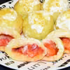 Knedle z kaszy jaglanej z truskawkami (vegan & gluten-free)