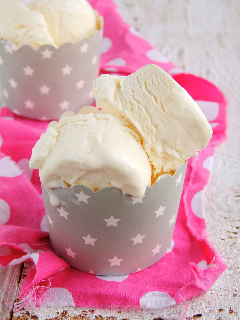 lody z mlekiem skondensowanym - dwuskładnikowe