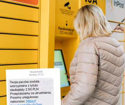Kolejny atak na klientów InPost! Fałszywy sms o niedopłacie paczki!