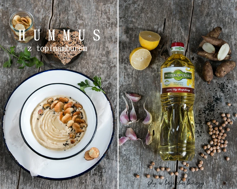 Hummus z topinamburem
