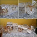 Świeczniki decoupage