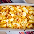 ZAPIEKANE MUSZLE Z DYNIĄ I SERAMI