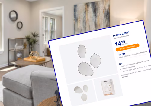 Ten zestaw 3 luster z Action to nowy hit do salonu i sypialni! Łatwy montaż, rozjaśnią każde pomieszczenie, efekt wow za 14,95 zł