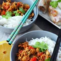 Orientalny kurczak w sosie imbirowo-czosnkowym