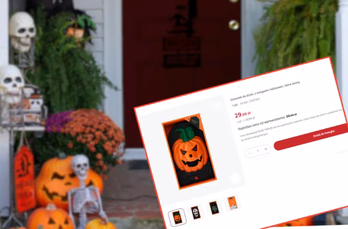 Ten dzwonek do drzwi z Rossmanna to hit na Halloween! Motyw dyni, światło i dźwięk zrobią niezłe show za 29,99 zł