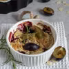 Crumble ze śliwkami i gruszką