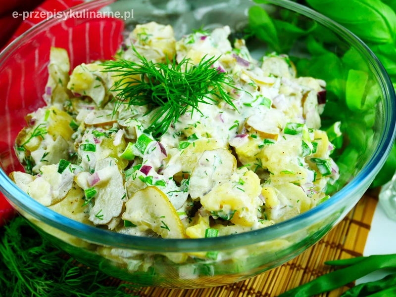 Najprostsza sałatka ziemniaczana (Kartoffelsalat)