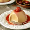 Kawowa panna cotta  z wiśniami