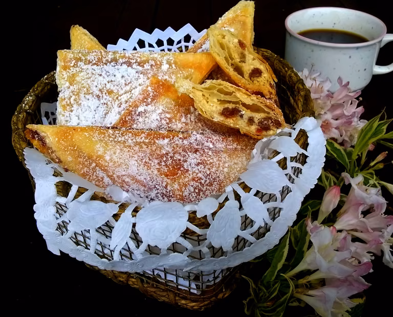 ciastka francuskie z tostera (z serowym nadzieniem)