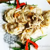 Pierogi z mięsem i kapustą