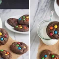Ciasteczka czekoladowe z M&M
