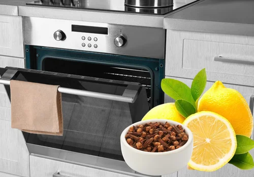 Wrzuć plaster cytryny z goździkami do piekarnika po pieczeniu – naturalne oczyszczanie i zapach świeżości!