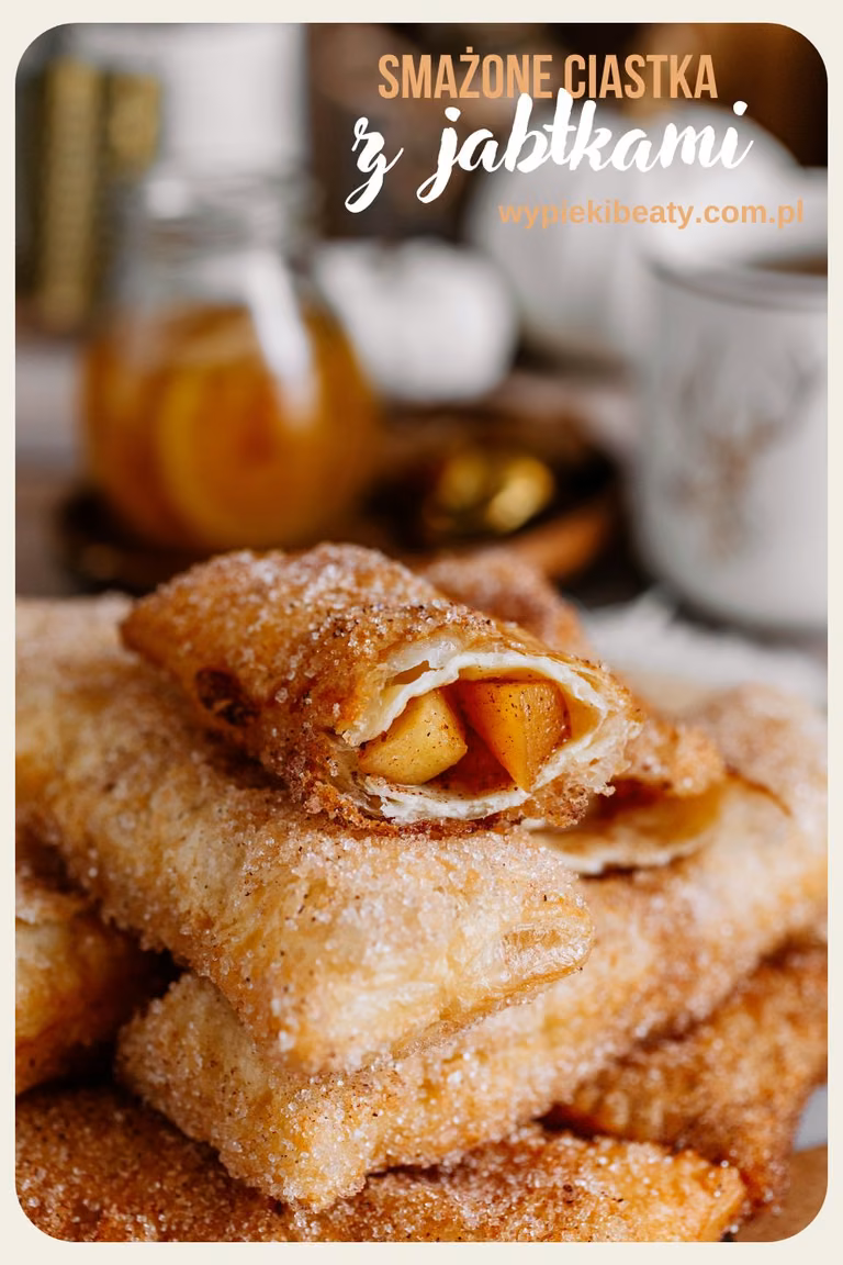 Przepis na smażone ciastka z jabłkami