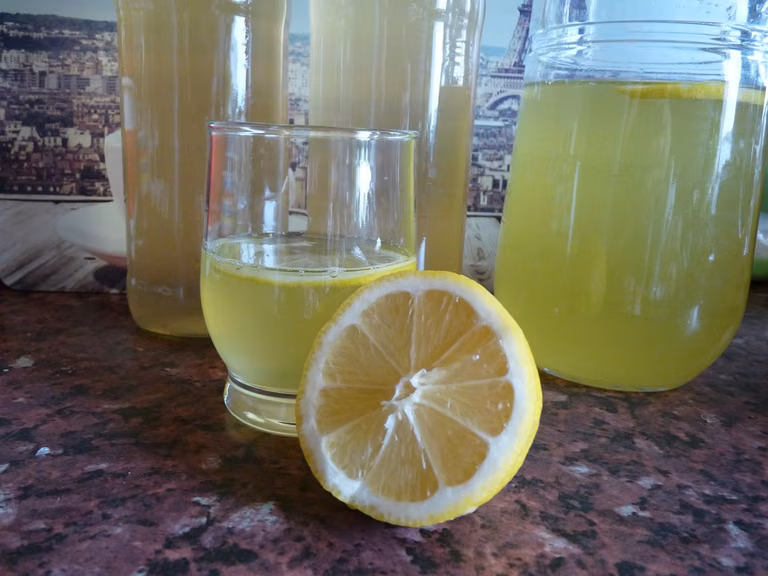 Syrop miętowo - cytrynowy