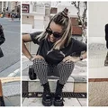 Jesienne stylizacje z ciężkimi butami
