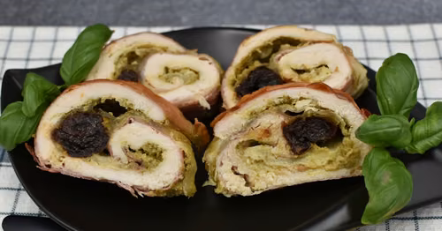 Rolada drobiowa z pesto