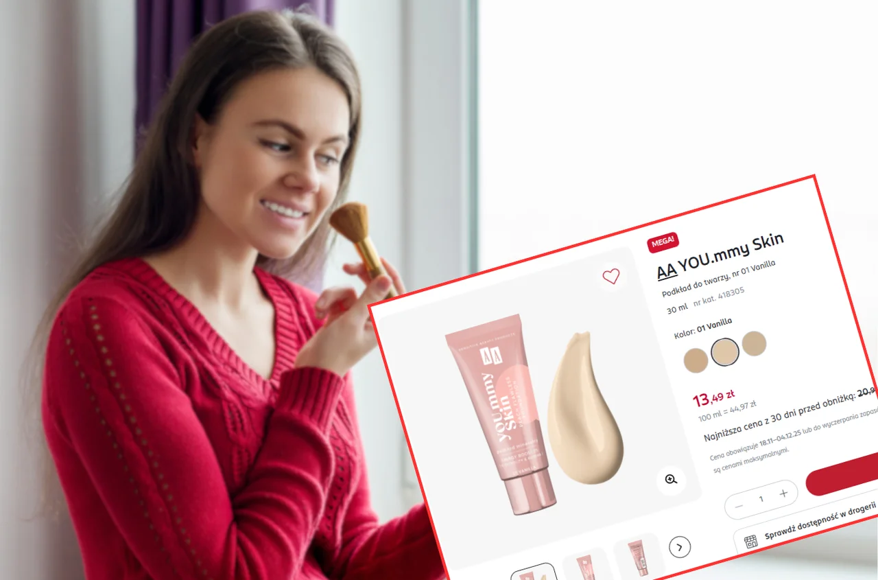 Ten podkład z Rossmanna za 13 zł to kosmetyczna perełka! Lekki, ale dobrze kryje przez cały dzień i ma boski efekt glow