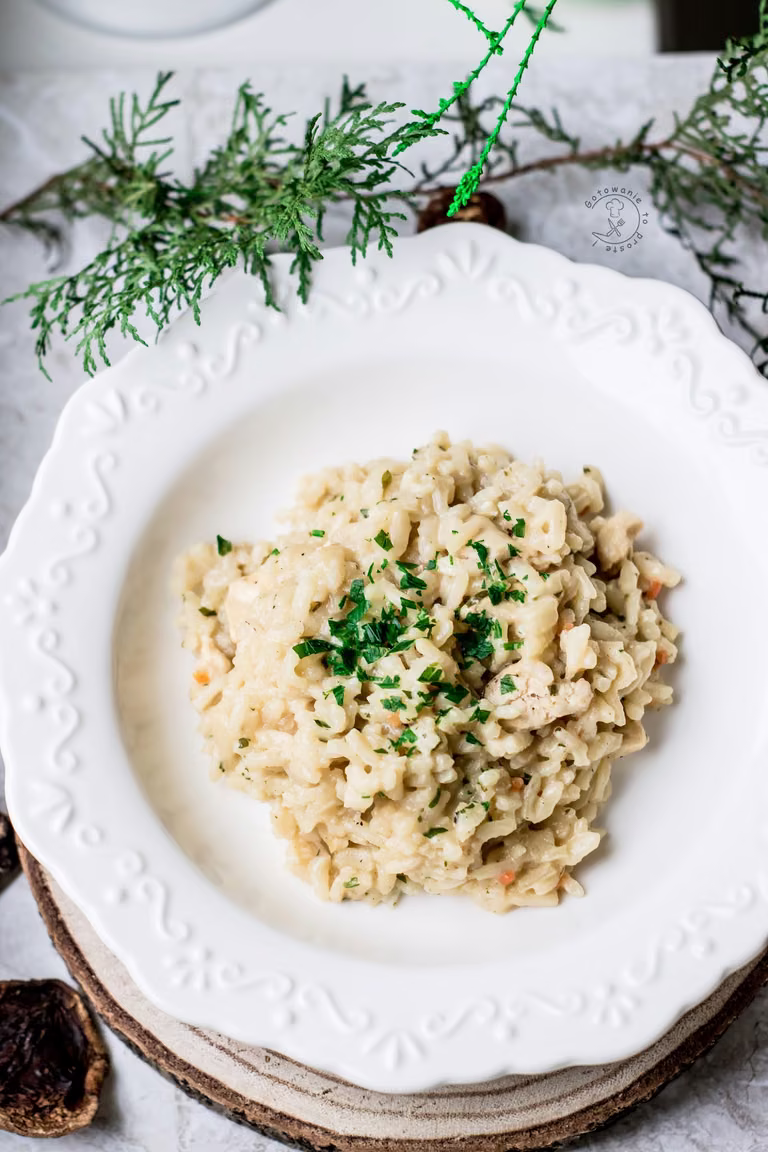 Risotto Z Suszonych Grzybów