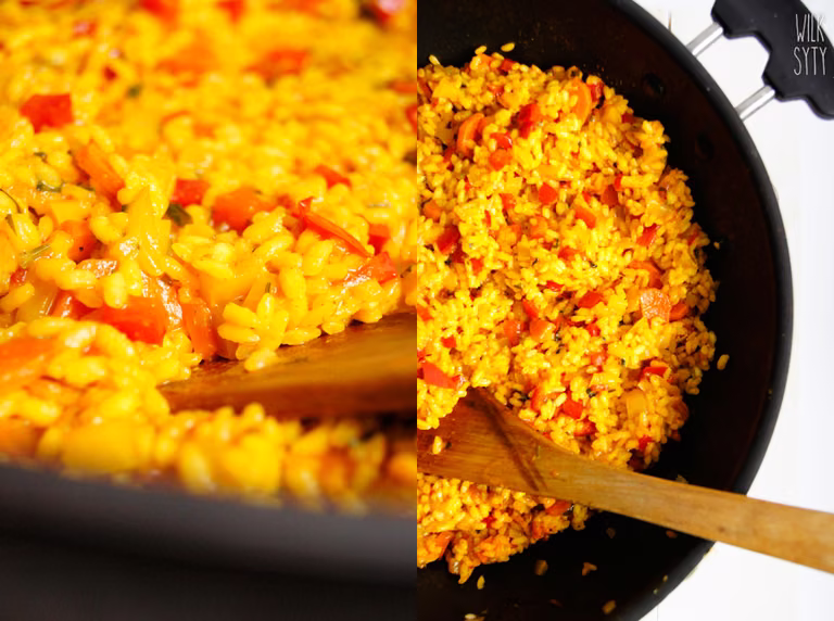 Paella z warzywami - oryginalny, hiszpański przepis!