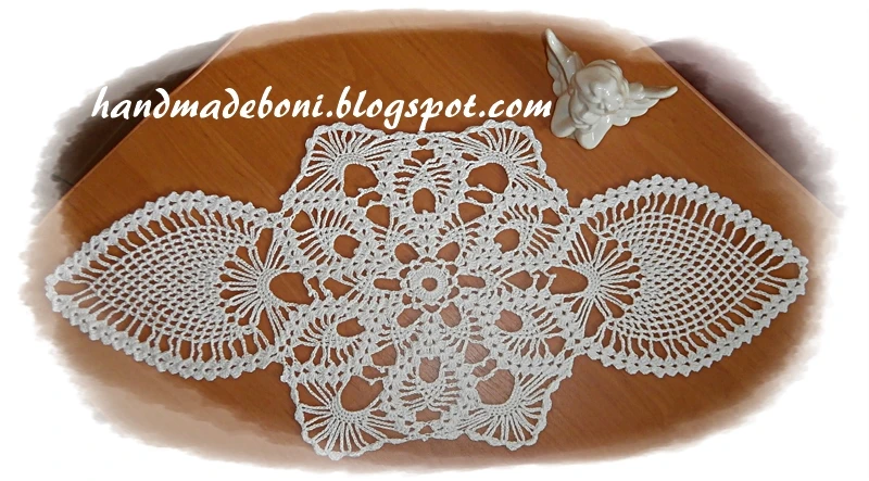 Ananasowy bieżnik 29 cm/66 cm w poradniku krok po kroku :-)