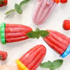 Truskawkowe lody na patyku