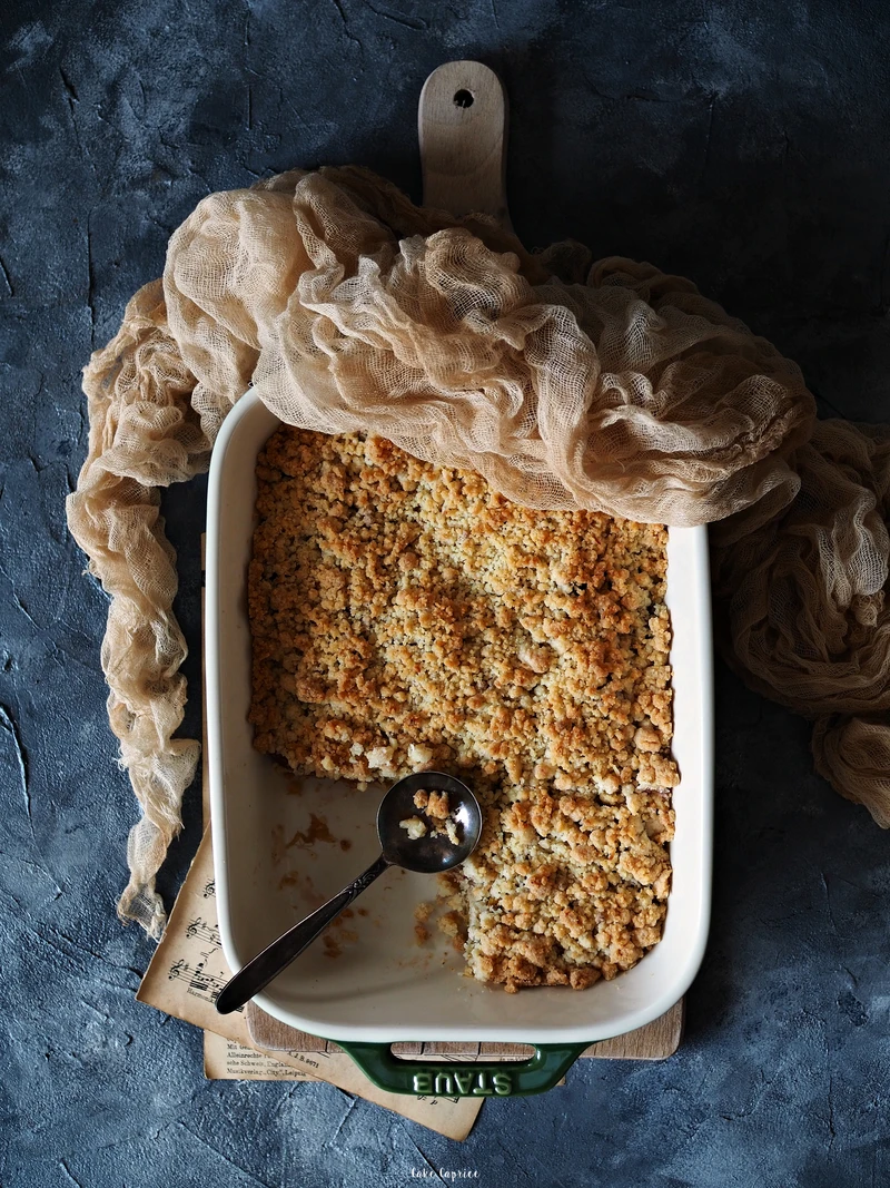 Crumble rabarbarowe