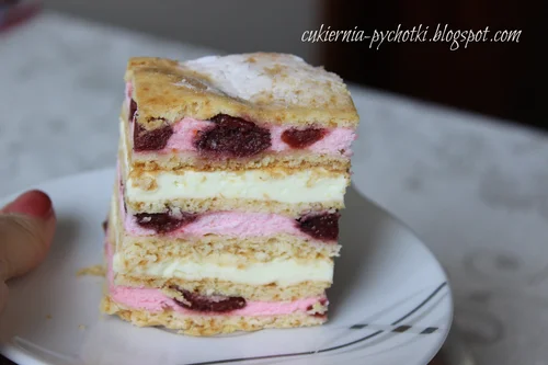 Ciasto Jakuba z wiśniami