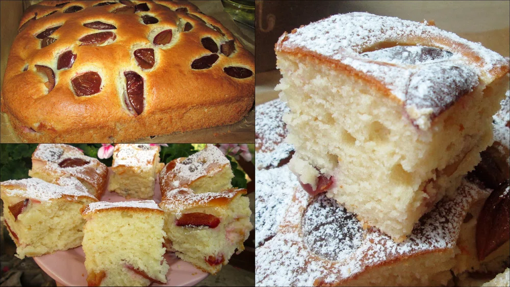 Ekspresowe ciasto ze śliwkami-pulchne i mięciutkie