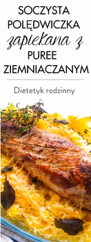 Soczysta polędwiczka zapiekana z puree ziemniaczanym