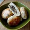 Kotleciki drobiowe z pieczarkowym farszem