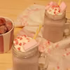 Truskawkowy koktajl marshmallow
