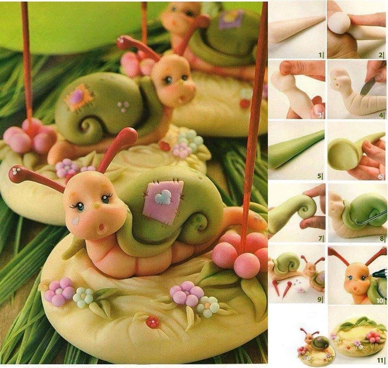 Cudne figurki z modeliny