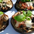 Minipizze bakłażanowe